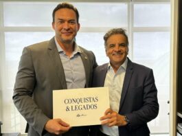 Juntos no ninho tucano, Styvenson se encontra com Aécio Neves