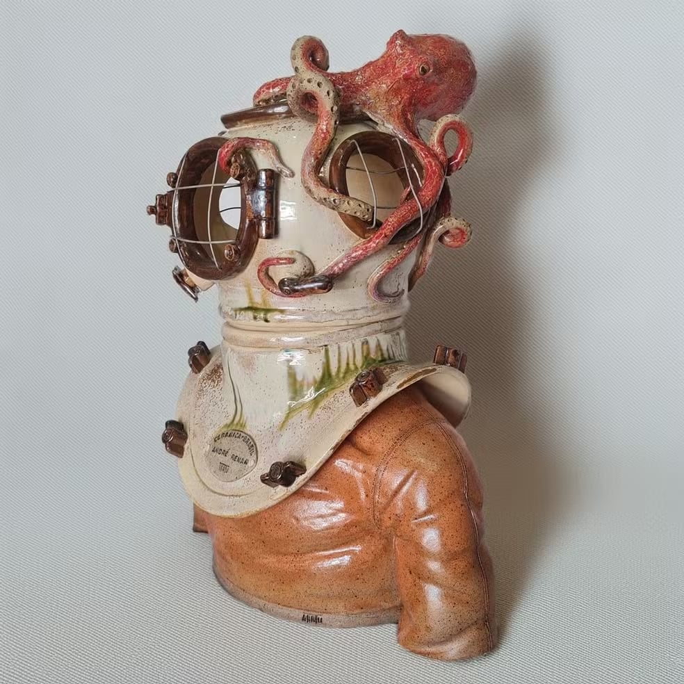 peca-vencedora.jpg Ceramista vence prêmio nacional com obra inspirada no mar de Pipa